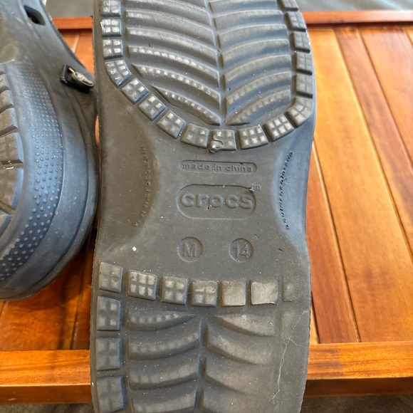 Crocs Yukon Vista II Clogs Mens Size 14 Black Faded No Strap - Picture 5 of 6